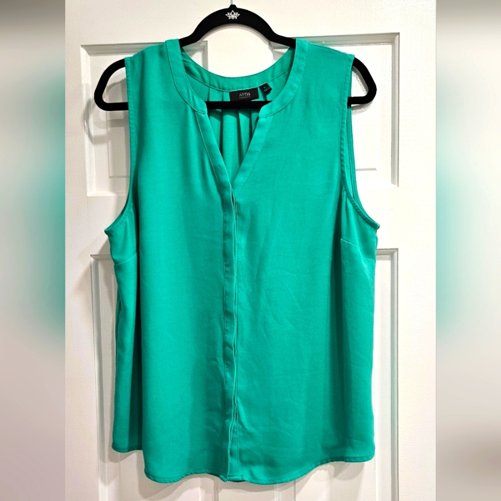 Green Work Blouse